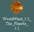 Planets add-on for NASA World Wind app icon