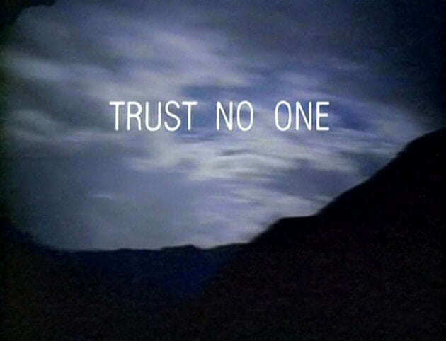 X-Files trust no one image