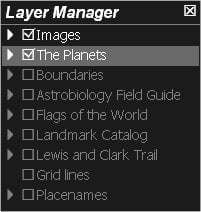 select Planets add-on for NASA World Wind